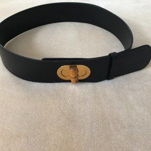Gucci Leather Belt - Vintage